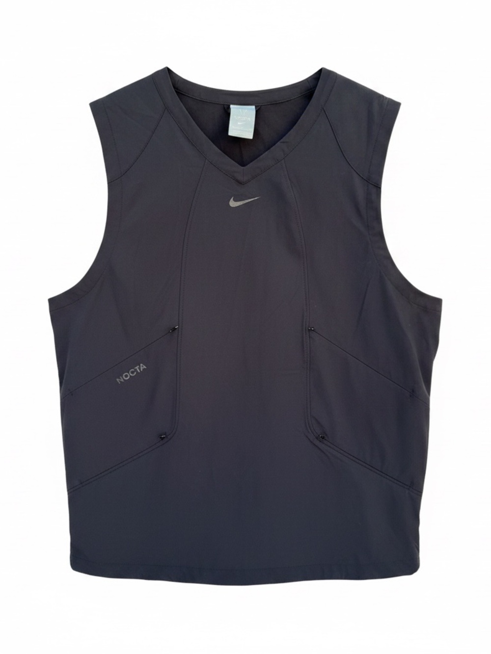 Used! Men's Nike X Nocta Drake OVO Black Grey Golf Tactical Hype Vest Size XL